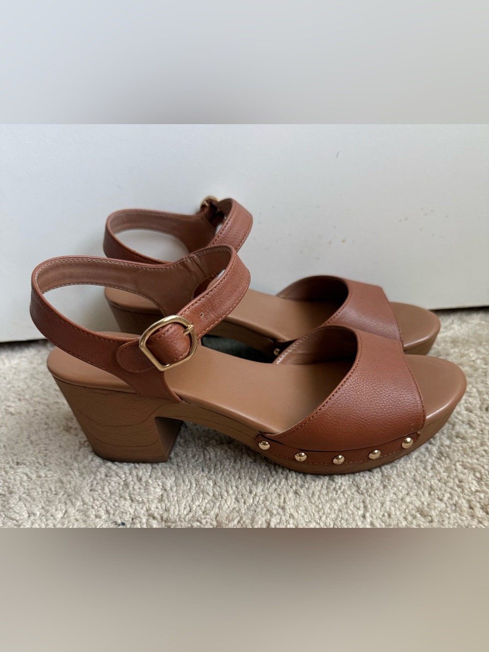 Style & Co. Studded Block Heel Sandals